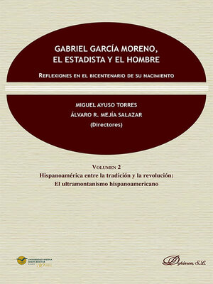 cover image of Gabriel García Moreno, el estadista y el hombre